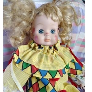 Vintage Circus Ceramic Doll Home Accent